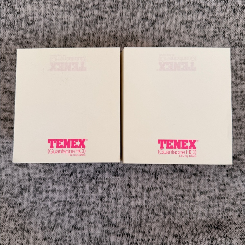 RARE Discontinued pharmaceutical Drug Rep Advertising Promotional Tenex Post It